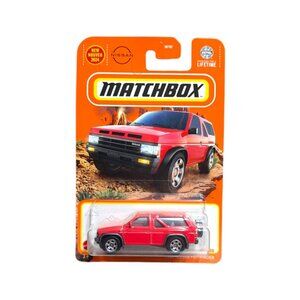 2024 Matchbox L Case 1985 Nissan Pathfinder Red 54/100 New in Package
